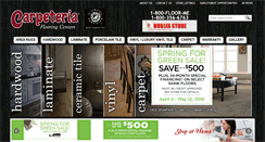 Desktop Screenshot of carpeteria.com